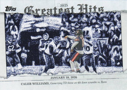 Caleb Williams - 2026 Topps Football Greatest Hits 25GH-CWI