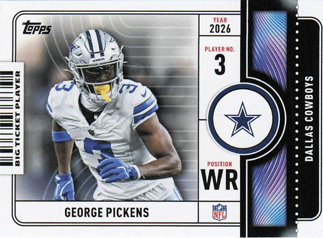 George Pickens - 2026 Topps Football Big Ticket Players BTP-16