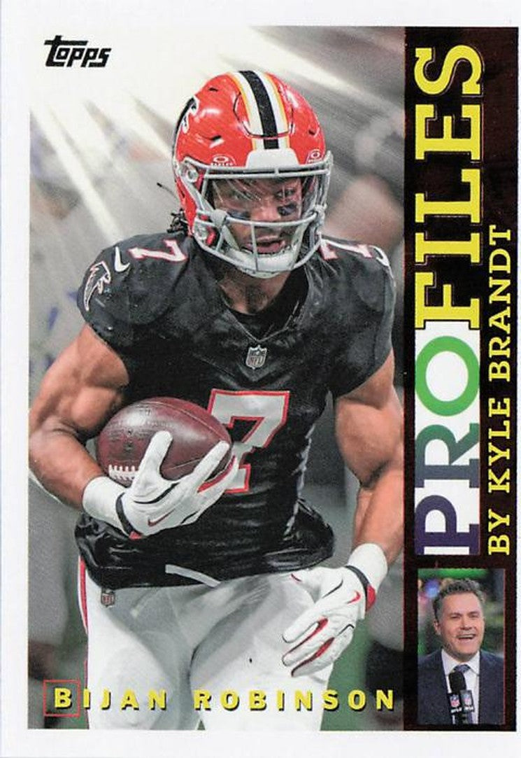 Bijan Robinson - 2026 Topps Football Profiles by Kyle Brandt TP-11