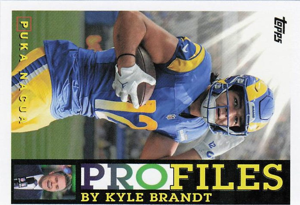 Puka Nacua - 2026 Topps Football Profiles by Kyle Brandt TP-16