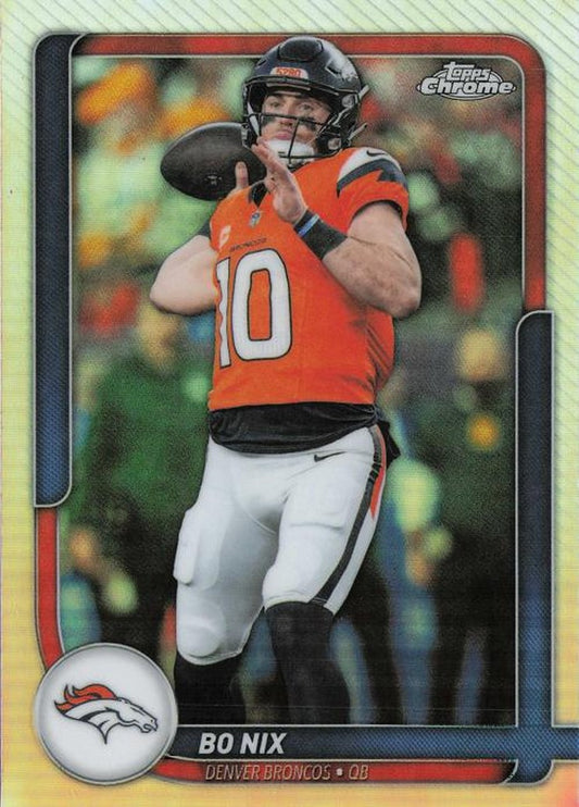 Bo Nix - 2026 Topps Flagship Collection Chrome TFCC-20