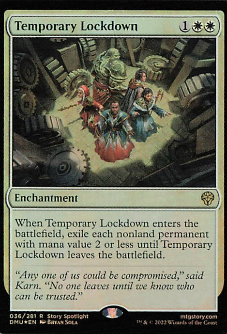 Temporary Lockdown - MOM 0036