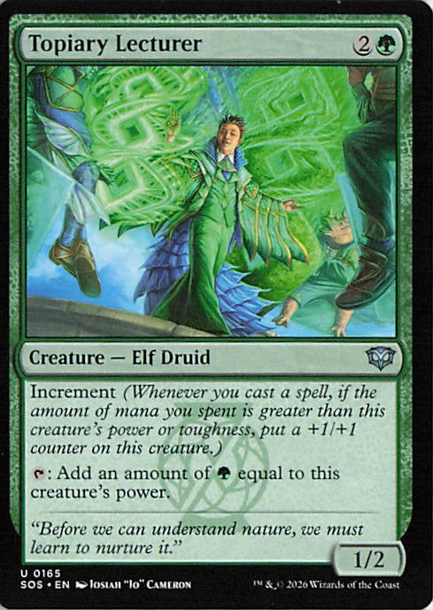 Topiary Lecturer - SOS 0165