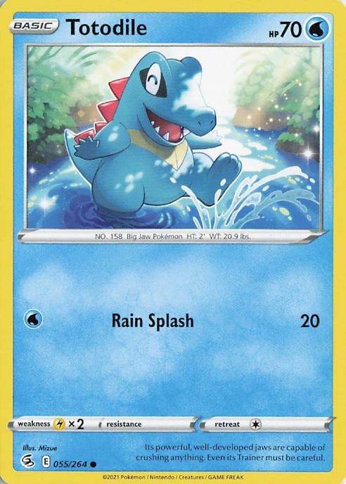 Totodile - Fusion Strike 055/264