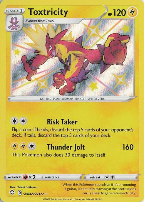 Toxtricity SV042/SV122 Shining Fates Shiny Vault
