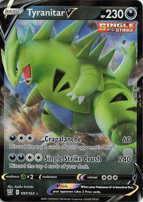 Tyranitar V - Battle Styles 097/163