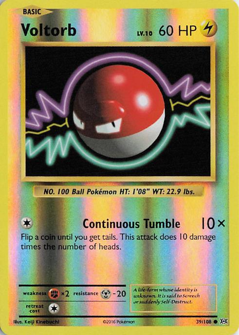 Voltorb 39/108 Evolutions