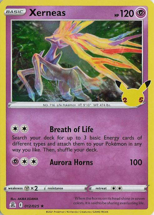 Xerneas - Celebrations 012/025 (Holo)