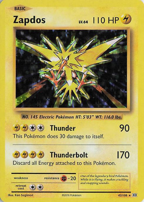 Zapdos 42-108 Evolutions